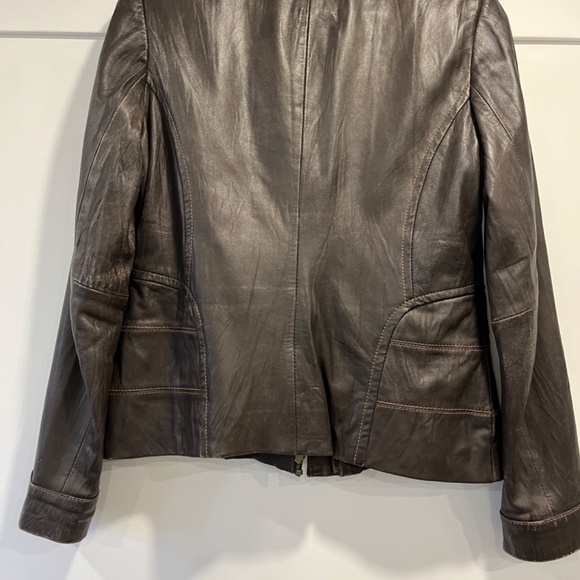 Danier Leather Bomber Jacket - Picture 3 of 3